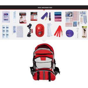 Deluxe Dog Survival Kit, Backpack